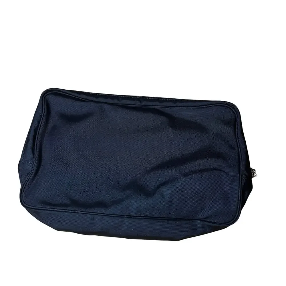 Kate Spade New York Black Travel Toiletry Case Cosmetic Organizer Bag 9x7